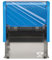 Tampon encreur personnalisable avec votre propre texte tampons-bureau.fr - Imprint 11 - Monture bleue - Format de l'impression 37 x 13 mm - Max 3 lignes de texte - Encre noire incluse
