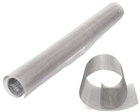 Woven Wire Mesh 304 Edelstahl Drahtgewebe 200Mesh Mäusegitter Filternetz metallgitter Edelstahlgitter Wire Mesh Feinmaschig Drahtgeflecht Maulwurfgitter Maulwurfsperre Schutzgitter ( Color : Wire diam