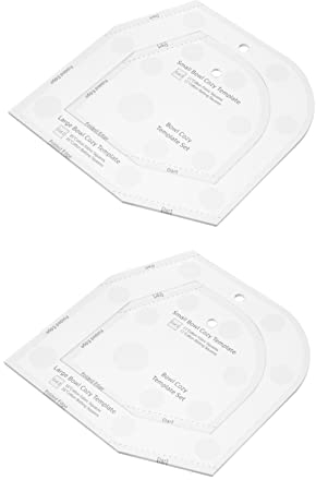 CORHAD Sewing Patchwork Ruler Template for Bowl Cozy Acrylic Bowl Mat Pattern Tool for Creative Quilting for Easy Use