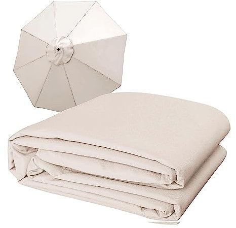 COKYIS 2.7m/3m Toile De Rechange pour Parasol Octogonal De Remplacement, 8 Baleines Housse De Rechange pour Parapluie, Tissu De Rechange en Polyester (Color : 3m(10ft), Size : 8Ribs)