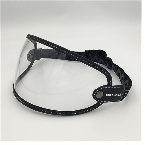 QLASIC Windschutz UV Schutz Ersatz Visier Für Biltwell für Gringo für Bell für Ruby Helme Schutzbrillen Retro Motorradhelme Bubble Shield Lens Windshield Sunglasses Zubehör (Color : 2)