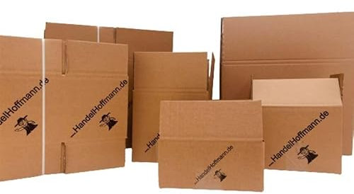 10 Stück Versandkarton Faltkarton Versandschachtel Verpackung Wellpappe (Pos.4 200x200x185 mm)