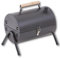 HOOZ Klappbarer Edelstahl Holzkohlegrill mit Deckel Schwarz - mobiler Holzkohle Klappgrill perfekt für Barbecue, Camping, Picknick und Festival - für Holzkohle und Briketts - Outdoor Kohlegrill