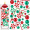 Daover 6054 Stück Weihnachtsvasenfüller, Schwimmende Vasenfüller Weihnachten Weihnachtsvasenfüllerperlen Weihnachtsvasenfüllerperle mit 6000 Stück Wassergelperlen für Zuhause Esstisch Dekorationen