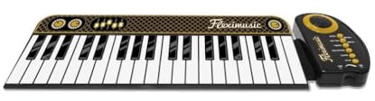 REIG Flexibles Klavier, aufrollbar, 37 Tasten, 16,5 x 60 x 4 cm