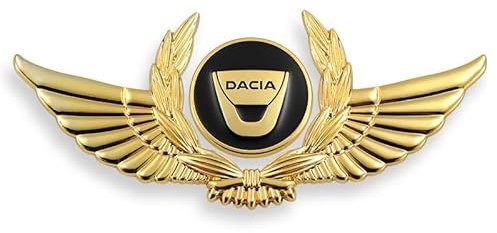 Auto Emblem Logo Aufkleber für Dacia Dokker Duster Jogger Lodgy Stepway Logan Sandero Stepway Spring, Autoaufkleber Emblem Abziehbilder Emblem Auto Zubehör Tuning Sticker