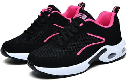 Hixingo Atmungsaktiv Jazzschuhe Damen Cheerleader Schuhe Lace Up Tanzsneaker Damen, Line Dance Schuhe Damen, Zumba Schuhe Damen für Yoga Fitness Gymnastik Training Schuhe 35-40
