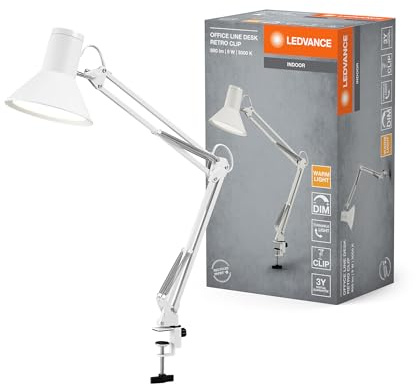 LEDVANCE Office Line Desk Retro Clip 9W 830 Dimmable White