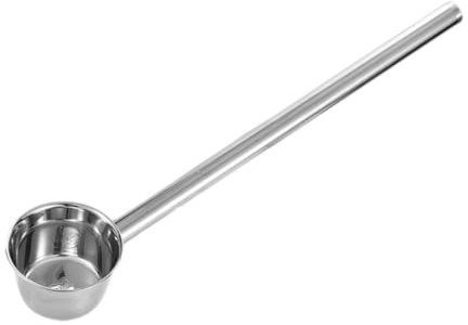 VOSAREA Suppenkelle Wasserlöffel Mit Langem Griff Tiefe Esslöffel Flasche Groß Tassen Komisch Behälter Einstellbar Spender Scoop Buffet Servierlöffel Silver 304