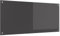 vidalXL Dark Grey Tempered Glass Splashback - 110x50 cm Charcoal Modern Kitchen Splashguard - Heat Resistant and Durable