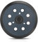 BESPOTCL Piatto abrasivo da 125 mm, 1 pezzo a 8 fori in velcro, cuscinetto di ricambio compatibile con smerigliatrice orbitale Makita BO5010 BO5030K BO5031K BO5041K, pezzi di ricambio 743081-8/743051