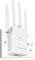 2025 Newest WiFi Extender, WiFi Booster, WiFi Repeater, 4 *Antennas Covers Up to 3800 Sq.ft and 45 Devices, Internet Booster - with Ethernet Port, Quick Setup, Home Wireless Signal Booster - White