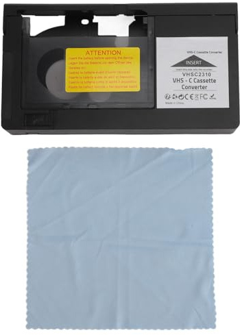 Greensen Motorized VHS C Adapter, Compatible with Camcorders, Player, Recorder Convert Tape Not Compatible with 8mm, MiniDV, Hi8