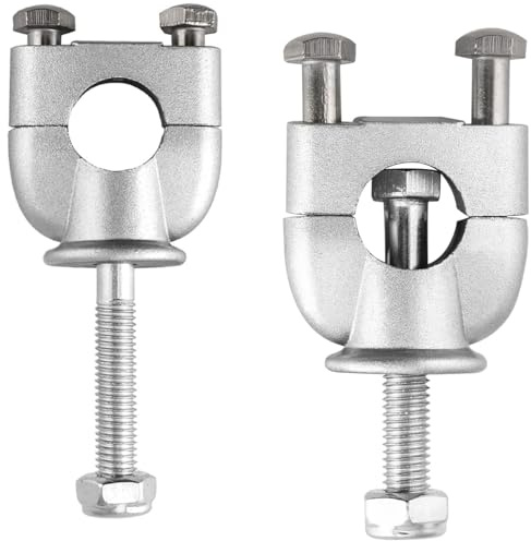 ZAMDOE 7/8 22mm Motorcycle Handlebar Risers, Universal Handle Bars Mount Clamp for Motorcycle Motorbike Pit Dirt Bike ATV Off Road Handlebar Riser Adapter