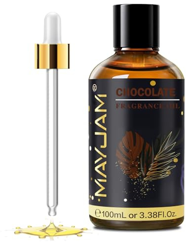 MAYJAM Schokolade Duftöl 100ML für ätherische Öle Diffusor | Schokoladeö für Luftbefeuchter, DIY, Aromatherapie, Haus, Ölbrenner
