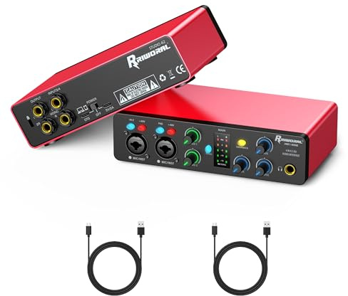 Studio 2i2 Audio Interface 24-bit/192kHz, 2 Channel Portable USB Recording Sound Card with Zero Latency Monitoring, ASIO Driver Support for Home Studio (Studio 2i2 Audio Interface)