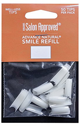 Pro Impressions Advance Natural Smile 50 Nail Tips, Size 1