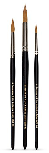 Rosemary & Co : Watercolour Brush : Set of 3
