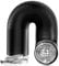 Hon&Guan 3 inch 16 FT Long Air Ducting, Heavy-Duty Four-Layer Protection Dryer Vent Hose for Heating Cooling Ventilation and Exhaust-with 2 Clamps, Black