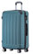 BEIBYE Zwillingsrollen Hardcase Reisekoffer Koffer Trolleys Hartschale in XL-L-M in 14 Farben (Dunkelgrün, Großer Koffer (76 cm))