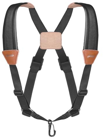 Flexzion Sangle de cou professionnelle pour saxophone avec harnais réglable en métal, accessoire d'instrument de musique pour saxophone soprano alto