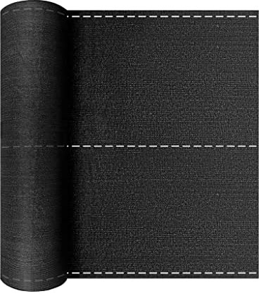 LARS360 Sichtschutz Balkonsichtschutz mit Ösen und Kordel Balkonumspannungen Sichtschutzstreifen aus HDPE 150g/m² Windschutz Sonnenschutz für Gartenzaun, Balkon, Terrasse (1,2m x 10m, Anthrazit)