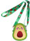 SGVAHY 3D Cartoon Avocado Silicone Coin Portafogli Carino Borsa Auricolare Borsa Accessori Trucco e Capelli Borsa Divertente Giocattolo Silicone Chiave Coin Regali Bambini Goodie Bag con Cordino