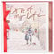 Clintons: Love of My Life Weihnachtskarte mit englischer Aufschrift Couple In Snowy Street