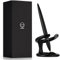 SUNTEREST Magnetic Levitating Rollerball Gel Pen,Futuristic Fancy Luxury Floating Cool Space Fidget Pen,Office Desk Toy Gadgets Decor Accessories,Birthday Leaving Unique Gifts for Men Adults (Black)