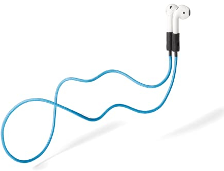 KNOK Halteband Kompatibel mit AirPods 1, AirPods 2, AirPods Pro Apple - AirPods Strap Halter Band AirPods Halterung Magnetisch Band in Blau
