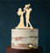 Cake Topper, Tortenstecker, Tortenfigur Acryl, Hochzeit Paar mit Kind Hochzeitstorte (Holz) Art.Nr. 5336