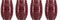 Topkapi Tiki Becher Mahana – Tiki-Set Cocktailgläser Cocktailbecher, Tiki Bar Serie, 490 ml, XL (Red)