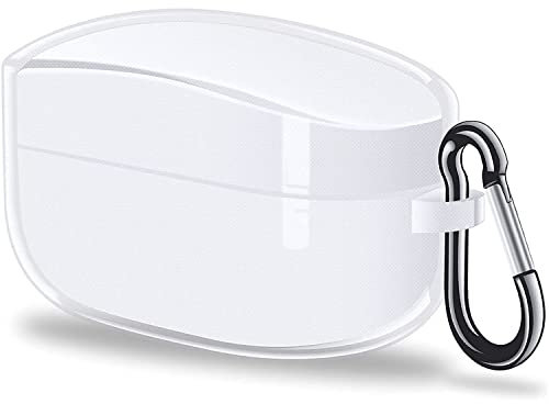 Boleyi Custodia in Silicone per Sony LinkBuds WF-L900, Morbida e Flessibile, Anti-Caduta, Ultrasottile, Resistente Custodia in Silicone con moschettone per Cuffie Tune 220TWS