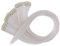 CAISHA 5 Teile Set 60cm Bunte Strähne Strähnchen Clip in Extension Haarverlängerung Glatt Langhaar Haarteil Weißblond BST115
