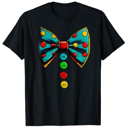 Karneval Clown Kostüm Herren Konfetti im Herzen an Fastnacht T-Shirt
