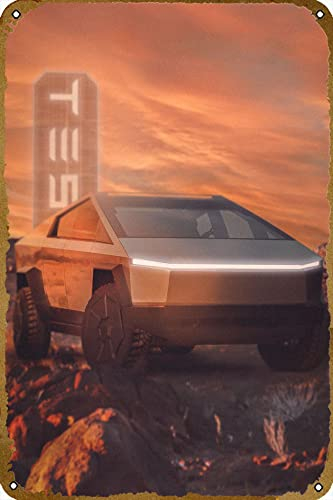 Cybertruck Sandstorm Game Poster Metall Blechschild Geschenk für Spiel Gamer 30,5 x 20,3 cm