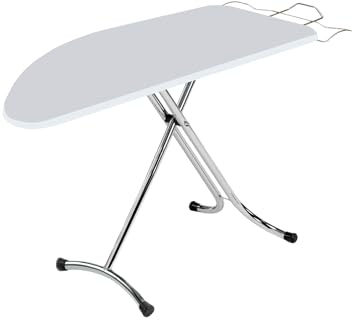 Top House Italia Confort Plus Asse da Stiro - 125x48 cm - Salvaspazio, robusto, pieghevole - Copriasse anti piega termoriflettente