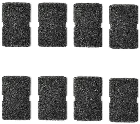8 filtri adatti per Whirlpool 481010716911 essiccatore a pompa di calore, 230 x 115 x 15 mm, filtro in spugna, tappetino filtro a condensatore per vasca idromassaggio