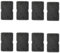 8 filtros adecuados para secador Whirlpool 481010716911 con bomba de calor, 230 x 115 x 15 mm, filtro de esponja, estera de condensación para Whirlpool