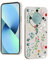 YUXING Funda para Honor Magic 5 Lite 5G / Magic5 Lite 5G Silicona - Moda Lindo Patrón Diseño Delgado Carcasa, Antichoque, Antideslizante, Elegante, Protección Totaly Resistente (Floral,White)