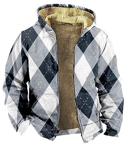 Feibeauty Sweatshirt Jacke Herren Imprägnierung Jacke Snowboard Jacke Männer Herren Kapuzenjacke Übergangsjacken Zipper Hoodie Herren Leichte Windjacke Herren Bademantel (Navy, L)