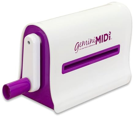 Gemini Midi Manual Die Cutting & Embossing Machine For Scrapbooking, Card Making And Crafting - 6 x 9 Opening Plate Size