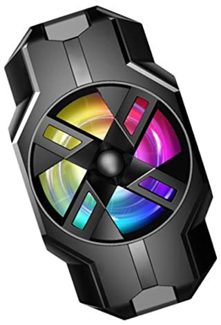 BRIGHTFUFU Radiator Smartphone Cooler Mobile Phone Fan Cell Phone Cooling Fan Led Clamp Portable Accessory