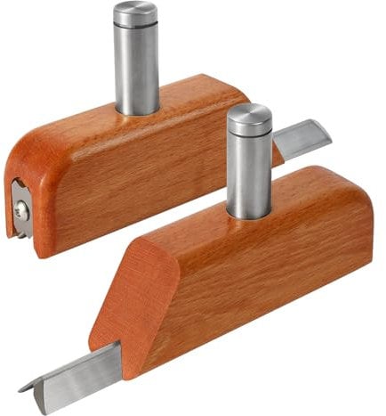 EWOVUV Kantenanleimtrimmer für alle Richtungen - Batteriebetrieben, Buche Farbe, Funktional