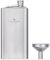 Boundless Voyage D-Ti3074D Flasque en titane pour homme ultralégère et étanche avec bouchon à vis et entonnoir verseur, 250 ml