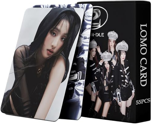 (G) I-DLE Photocards 55PCS (G) I-DLE 2nd Full Album Photo Cards KPOP Album Super Lady Photocards Merch for (G) I-DLE KPOP Gift Set Birthday Gift