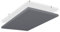 SILENT4® Schallabsorber Decke 114x72x5cm Akustikbild Akustikpaneele aus Akustikvlies, Seilmontage, messbar verbesserte Raumakustik durch Akustikplatten mit waschbarem Stoffbezug in Dunkelgrau