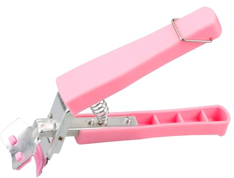 Rumyve Bowl Clip Gripper, Cooking Hot Dish Grabber,Anti-scalding Hot Plate Gripper Tongs for Home Kitchen Cooking Baking Tray Pan Bowls Carrying(Pink)