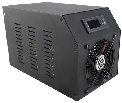 Refroidisseur d'eau D'aquarium Refroidisseur à Plongée Froide avec Pompe et Tuyau, Refroidisseur D'aquarium 16 Gal 60L pour Axolotl