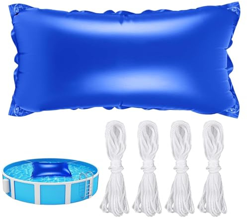 Pool-Kissen – Pool-Wasserkissen, Poolabdeckungs-Kissen | Müheloses Kissen, kältebeständig, Winter-Pool-Schließset, auslaufsicher, Schwimmbad-Schließung, Winter-Kit, Überwinterung, Pool-Luftkissen